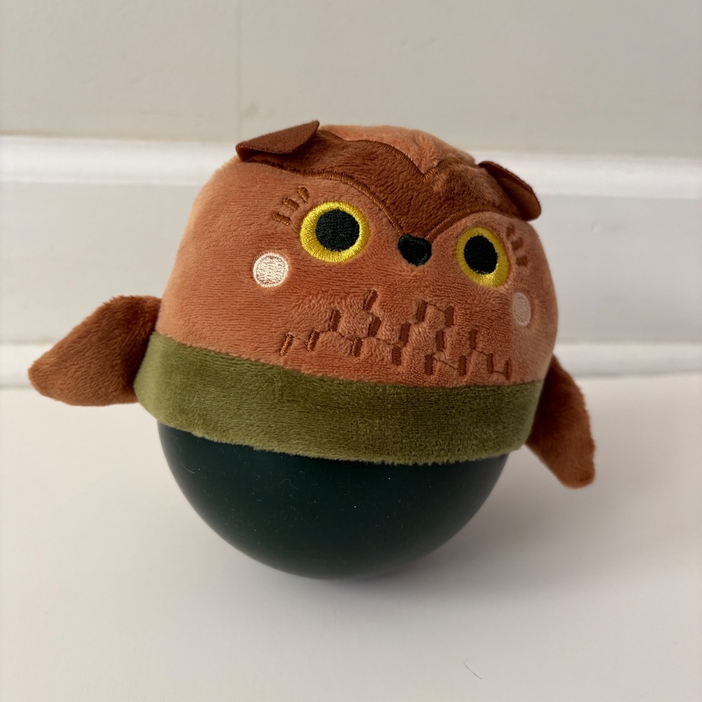 Manhattan Toy Company Roly Poly Owl Plush‎ Toy for Babies and Toddlers